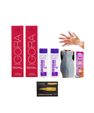 Igora 5 Pieces Royal 6-0 Dark Blonde Hair Dye (original)
