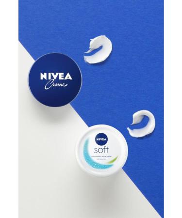 NIVEA Soft Moisturizing Body Care Cream 200ml Face Body and Hand Vitamin E Jojoba Oil X2 Pieces - Buy Online on GoSupps.com