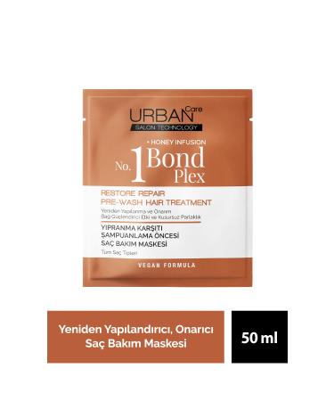 Urban Care No.1 Bond Plex Restore Repair Anti-Damage Pre-Shampoo Hair Care Mask-50 Ml-vegan