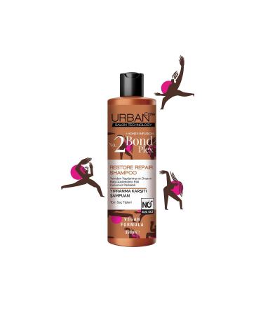 Urban Care No.2 Bond Plex Restore Repair Anti-Fault Hair Care Shampoo 350 Ml-Sulfate-Free - Buy Online on GoSupps.com