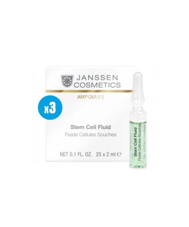 Janssen Cosmetics 3 Pieces Janssen Cosmetic Stem Cell Cellues S Fluid (Anti Aging) - 3 Pieces X 2ml