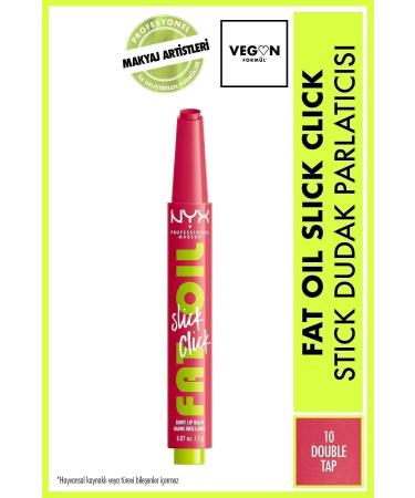 NYX Professional Makeup Fat Oil Slick Click Shine Lip Balm - 10 Double Tap