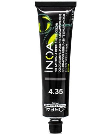 INOA High White Covering Hair Dye 4.35 Brown Dora Akaj 60 gr. ECBeauty.X62