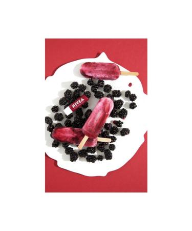 NIVEA Blackberry Lip Care Cream and Gloss 4.8gr Moisturizing Light Burgundy Shimmer Smooth Lip - Buy Online on GoSupps.com