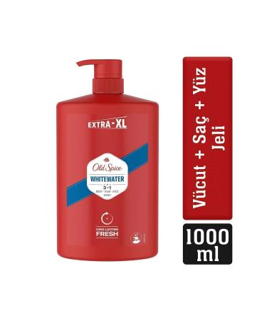 Old Spice Whitewater Men's Shower Gel and Shampoo 1000 ml Extra-XL