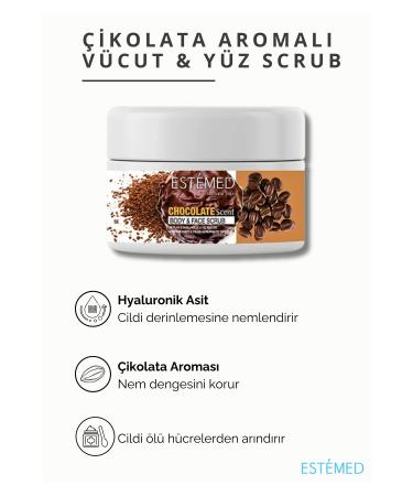 ESTEMED Body & Face Peeling Coffee & Body&Face Scrub Coffee Scent 250ml - Buy Online on GoSupps.com
