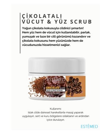 ESTEMED Body & Face Peeling Coffee & Body&Face Scrub Coffee Scent 250ml - Buy Online on GoSupps.com
