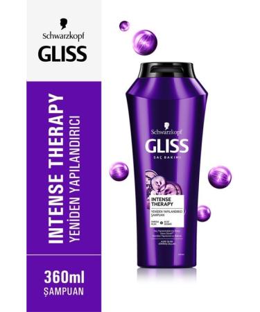 Gliss Intense Therapy Restructuring Shampoo - With Omega Plex and Acai Berry 360 ml