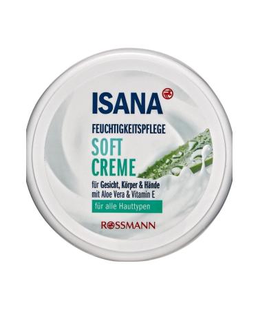 ISANA Face Body and Hand Cream Aloe Vera and Vitamin E 200 ml