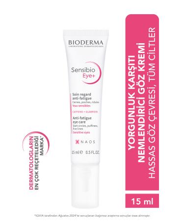 Bioderma Sensibio Eye+ Sensitive Eye Contour Dark Circle and Anti-Wrinkle Moisturizing Eye Care Cream 15 ml
