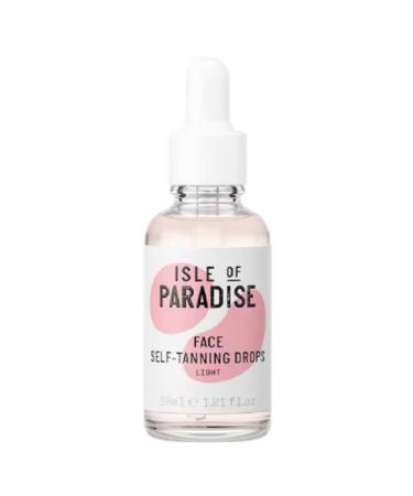 Isle Of Paradise Self Tanning Drops Light Face or Body Bronzer 30ml in Light shade