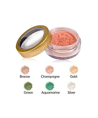 Jane Iredale Multi-Purpose Shimmering Blush and Eyeshadow in Blue-Green Shades with 24 Carat Gold 1.8 g 670959510464