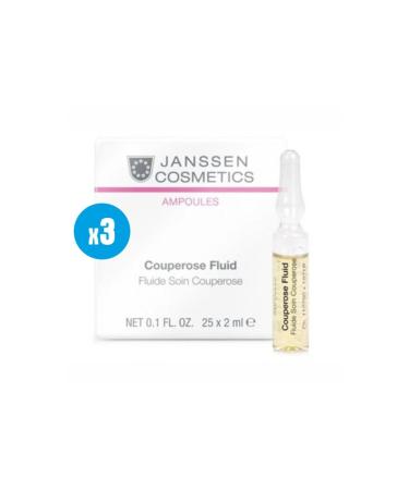 Janssen Cosmetics 3 Pieces Janssen Cosmetic Couperose Fluid - 3 Pieces X 2 ml
