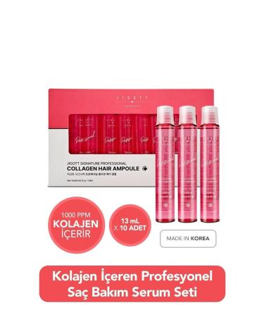 Jigott Collagen Concentrated Hair Care Serum Set Jigott Professional Collagen Hair Ampoule 13ml x 10Pcs