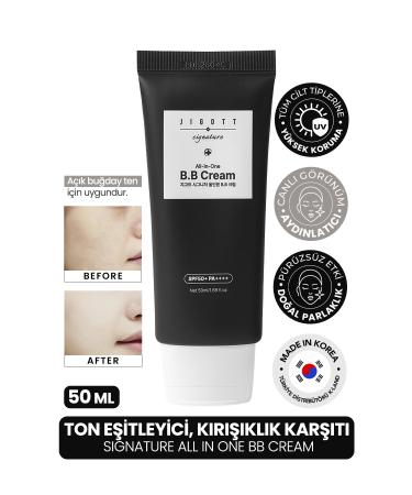 Jigott Signature Light Wheat Skin BB Cream SPF 50 PA ++++ 50 ML