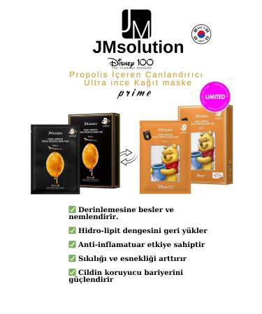 JMsolution Honey-glossy Royal Propolis Mask Plus Disney100 (1 SINGLE) - Buy Online on GoSupps.com