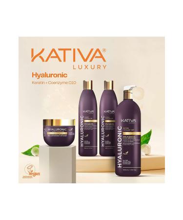 Kativa Hyaluronic Shampoo 355 mL - Deep Moisture Anti-Breakage Shampoo - Buy Online on GoSupps.com