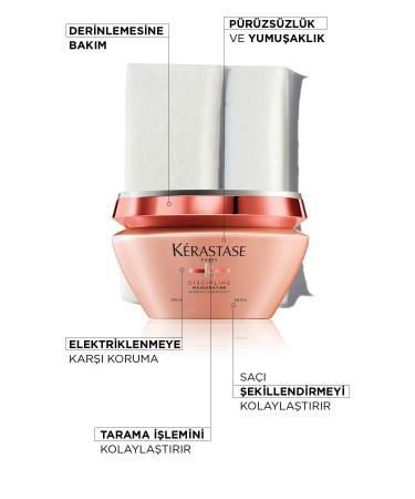 Kerastase Discipline Maskeratine Thick Hair Special Soothing Mask for Hair 200ml-GEM964526-558