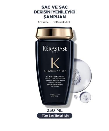 Kerastase Nourishing Shampoo That Makes Hair Look More Moisturized and Balanced 250 ML DkHair1524