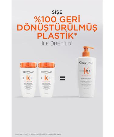 Kerastase Nutritive Bain Satin Riche Intense Moisturizing Shampoo 500 ml - Buy Online on GoSupps.com