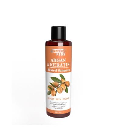 sotto Argan & Keratin Nourishing Herbal Shampoo for Dry and Damaged Hair 400ml