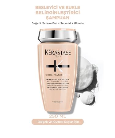 Kerastase Paris 84Curl Manifesto Bain Hydratation Douceur Shampoo 250ml 50 NOONLINEe.84