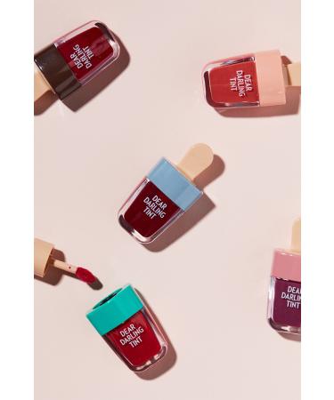 ETUDE Dear Darling Water Gel Tint -ice cream/moisturizer Long-lasting Gel Tint-rd307 Watermelon Red - Buy Online on GoSupps.com