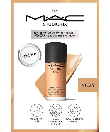 Mac Ultra Thin Comfortable Use Natural and Matte Finish Mini Foundation-NC25 KEYON.4