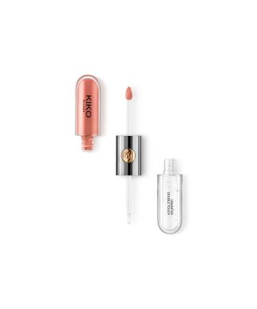 KIKO 129 BURNT TANGERINE LONG-LASTING LIQUID LIPSTICK - UNLIMITED DOUBLE TOUCH DEMBA4651