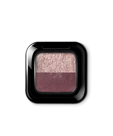 KIKO 2-Pack Eyeshadow Palette - New Bright Duo Eyeshadow 10 Golden Mauve / Burgundy