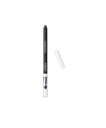 KIKO EYE PENLIN - Intense Color Long Lasting Eyeliner - 01 Pearly White
