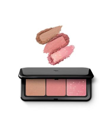 KIKO Face palette with 1 bronzer and 2 blushes in matte and metallic finishes / 02 - Mauve