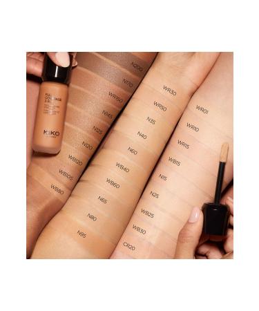 KIKO Foundation & Concealer - Full Coverage 2-in-1 Foundation & Concealer Neutral Gold 95 - NEW 91 - Buy Online on GoSupps.com