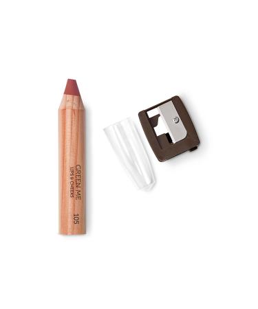KIKO LIP PENS-GREEN ME LIPS & CHEEKS-105 Rustic Rosewood