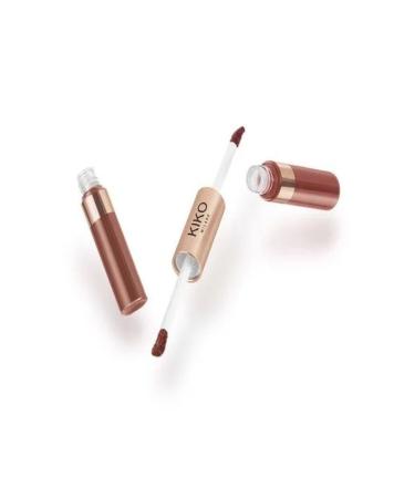 kiko milano MATTE & SHINY DUO LIQUID LIP COLOR 04 Middle Earth