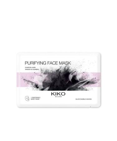 Kiko Milano Purifying Face Mask Purifying Face Mask with Plant-Based Charcoal
