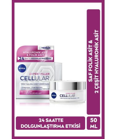 NIVEA Expert Filler Intensive Anti-Aging Day Cream 50ml SPF30 Sun Protection Hyaluronic Acid