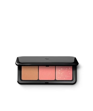 KIKO Powder Blush - Multi Finish Trio Blush & Bronzer Palette 01 - Coral