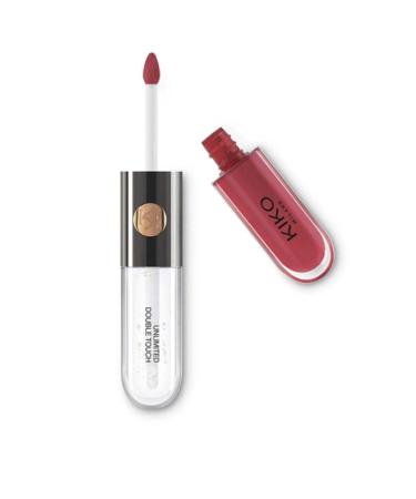 KIKO Shiny Liquid Lipstick - Unlimited Double Touch 104 Sangria 6 Ml