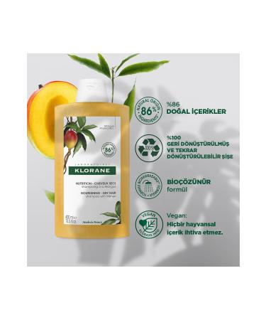 Klorane Nourishing Shampoo with Mango 400 ml - Buy Online on GoSupps.com