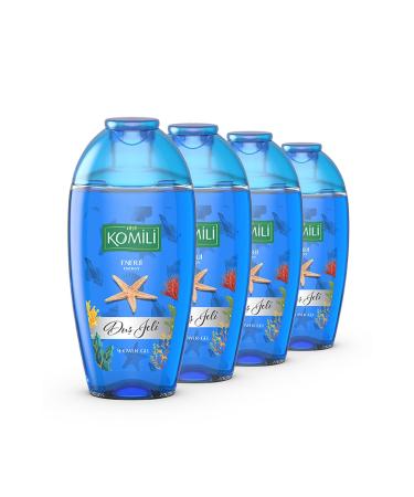 Komili Energy Vegan Travel Size Shower Gel Advantage Set - Fresh Scent - 4 X 200 ML - Buy Online on GoSupps.com