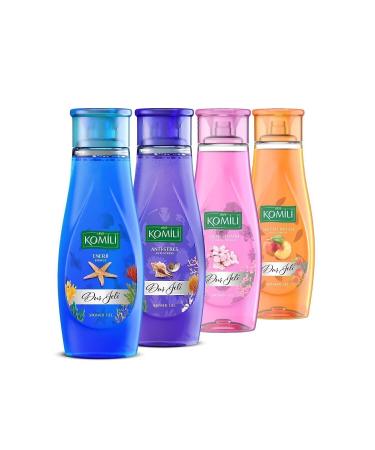 Komili Shower Gel Introduction Package Set of 4 - 4 X 500 ML - Buy Online on GoSupps.com