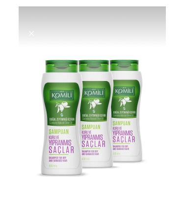 Komili vegan basic care shampoo for dry and damaged hair set of 3 3x500 ml - Buy Online on GoSupps.com