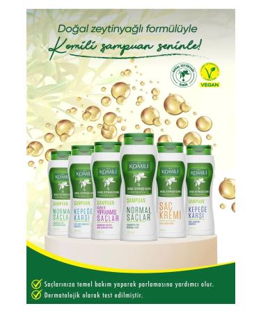 Komili vegan basic care shampoo for dry and damaged hair set of 3 3x500 ml - Buy Online on GoSupps.com