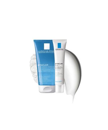 La Roche Posay Anti-Imperfection Skin Care Cream and Cleanser Set of 2 for Oily Skin (15ml+50ml) - Buy Online on GoSupps.com