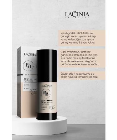 Lacinia BB Cream Light 30Ml 50SPF - Buy Online on GoSupps.com