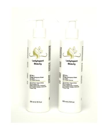 Lady Legant Beauty 2-Piece Spf+50 Sun Protection Cream Set (200ml)