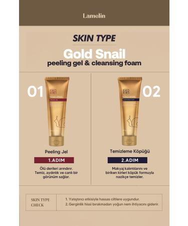 Lamelin Snail Mucus Extract Brightening Peeling Gel Lamelin Gold Snail Peeling Gel 150 ml - Buy Online on GoSupps.com