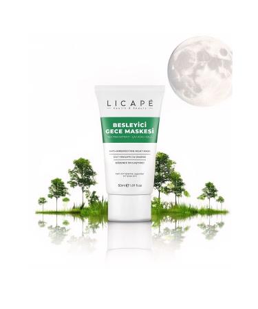 Licape Nourishing Night Mask (Tea Tree Extract) 50ml - Buy Online on GoSupps.com