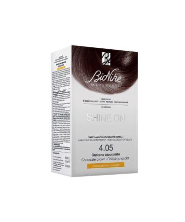BioNike Shine On Hair Coloring Kit - 4.05 Chocolate Brown